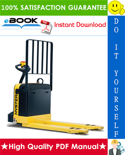 Thumbnail ☆☆ Best ☆☆ Hyster W40XT (A218) Walkie Pallet Truck Service Repair Manual