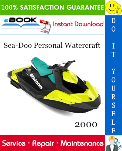 Thumbnail ☆☆ Best ☆☆ 2000 Sea-Doo Personal Watercraft Service Repair Manual