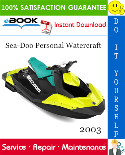 Thumbnail ☆☆ Best ☆☆ 2003 Sea-Doo Personal Watercraft Service Repair Manual