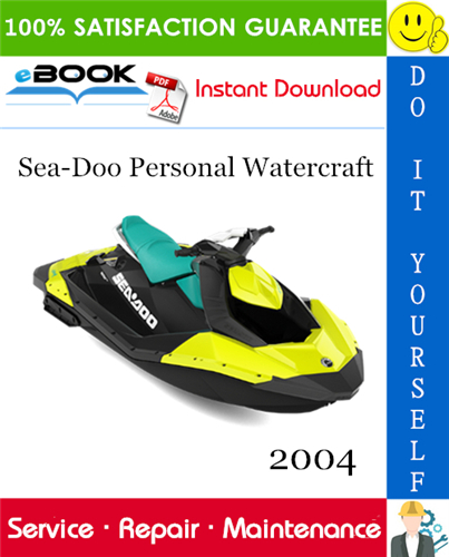 Thumbnail ☆☆ Best ☆☆ 2004 Sea-Doo Personal Watercraft Service Repair Manual