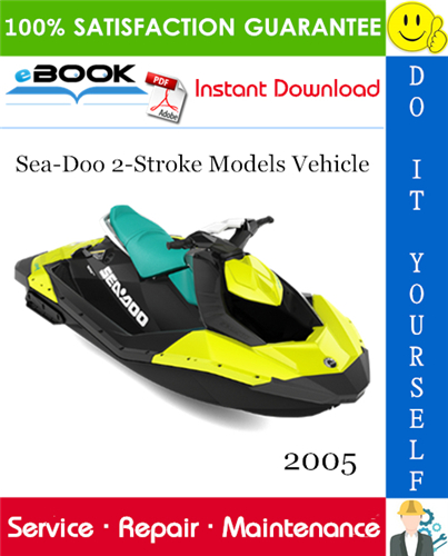 Thumbnail ☆☆ Best ☆☆ 2005 Sea-Doo 2-Stroke Models Vehicle Service Repair Manual