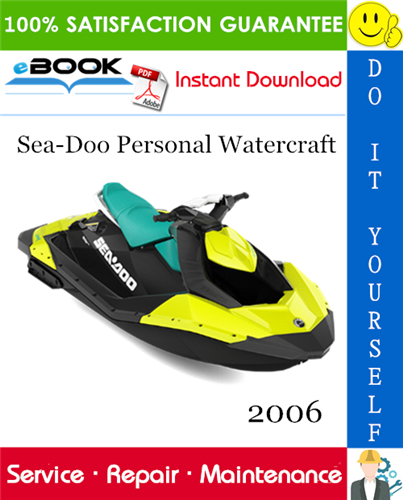 Thumbnail ☆☆ Best ☆☆ 2006 Sea-Doo Personal Watercraft Service Repair Manual