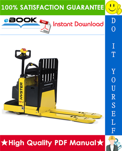 Thumbnail ☆☆ Best ☆☆ Hyster B60Z (A230) RIDER Pallet Truck Service Repair Manual
