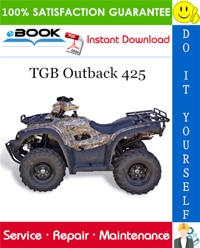 Thumbnail ☆☆ Best ☆☆ TGB Outback 425 ATV Service Repair Manual Thumbnail ☆☆ Best ☆☆ TGB Outback 425 ATV Service Repair Manual