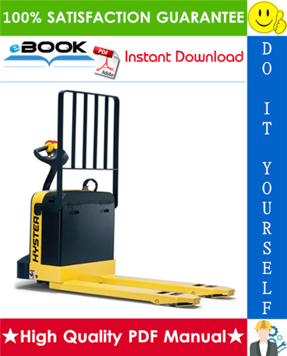 Thumbnail ☆☆ Best ☆☆ Hyster W80Z (A234) WALKIE Pallet Truck Service Repair Manual