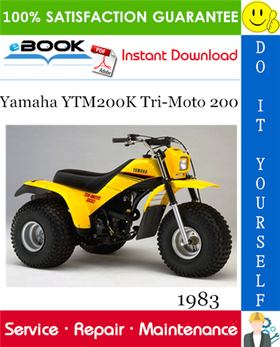 Thumbnail ☆☆ Best ☆☆ 1983 Yamaha YTM200K Tri-Moto 200 ATV Service Repair Manual 