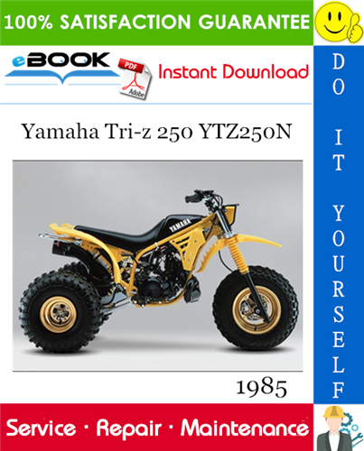 Thumbnail ☆☆ Best ☆☆ 1985 Yamaha Tri-z 250 YTZ250N ATV Service Repair Manual 