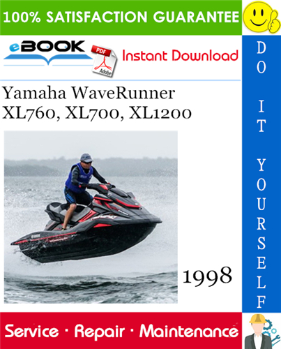 Thumbnail ☆☆ Best ☆☆ 1998 Yamaha WaveRunner XL760, XL700, XL1200 Service Repair Manual