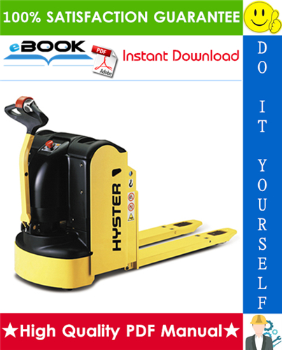 Thumbnail ☆☆ Best ☆☆ Hyster P2.0 (A290) Pedestrian Pallet Trucks Service Repair Manual
