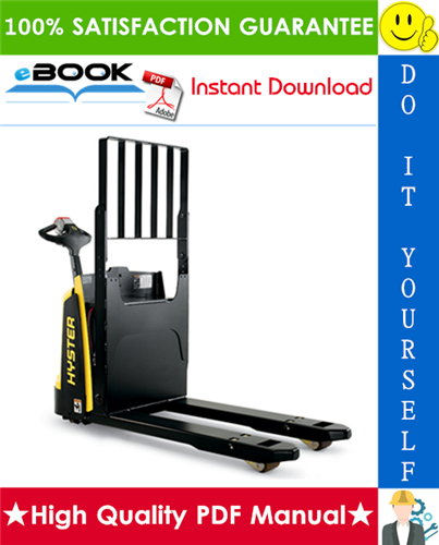 Thumbnail ☆☆ Best ☆☆ Hyster W45ZHD (A419) Walkie Pallet Truck Service Repair Manual