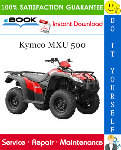 Thumbnail ☆☆ Best ☆☆ Kymco MXU 500 ATV Service Repair Manual