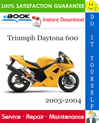 Thumbnail ☆☆ Best ☆☆ Triumph Daytona 600 Motorcycle Service Repair Manual 2003-2004 Download