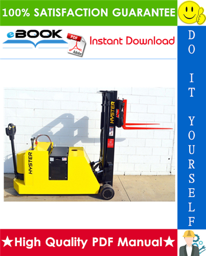Thumbnail ☆☆ Best ☆☆ Hyster W20XTC, W30XTC, W40XTC (A454) Pallet Truck Service Repair Manual