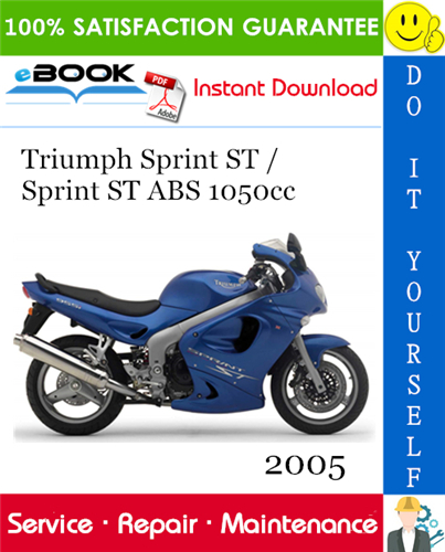 Thumbnail ☆☆ Best ☆☆ 2005 Triumph Sprint ST / Sprint ST ABS 1050cc Motorcycle Service Repair Manual 