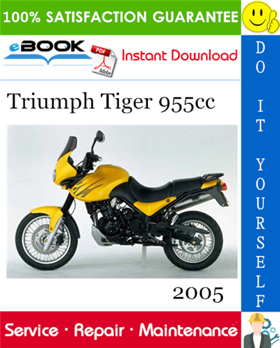 Thumbnail ☆☆ Best ☆☆ 2005 Triumph Tiger 955cc Motorcycle Service Repair Manual 