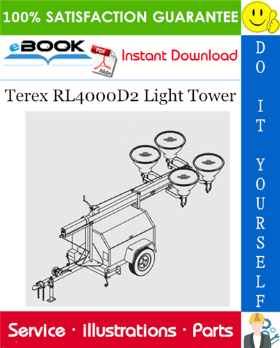 Thumbnail ☆☆ Best ☆☆ Terex RL4000D2 Light Tower Parts Manual