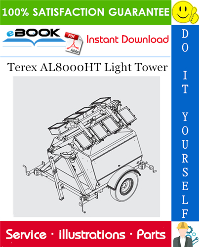 Thumbnail ☆☆ Best ☆☆ Terex AL8000HT Light Tower Parts Manual