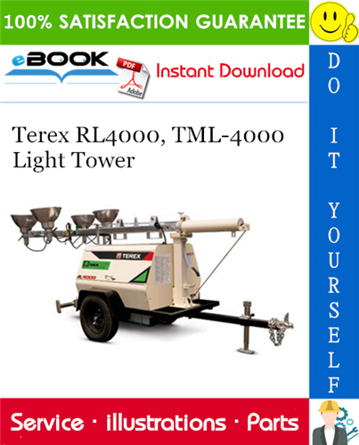 Thumbnail ☆☆ Best ☆☆ Terex RL4000, TML-4000 Light Tower Parts Manual