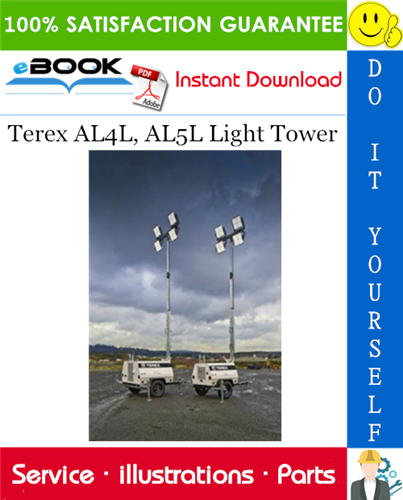 Thumbnail ☆☆ Best ☆☆ Terex AL4L, AL5L Light Tower Parts Manual