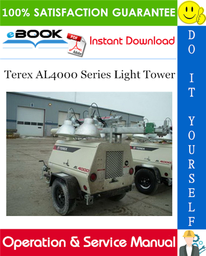 Thumbnail ☆☆ Best ☆☆ Terex AL4000 Series Light Tower Operation & Service Manual