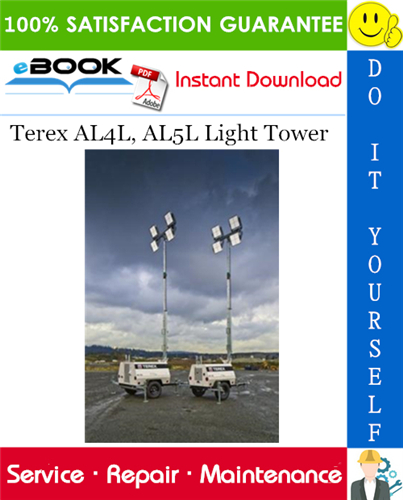 Thumbnail ☆☆ Best ☆☆ Terex AL4L, AL5L Light Tower Service Repair Manual