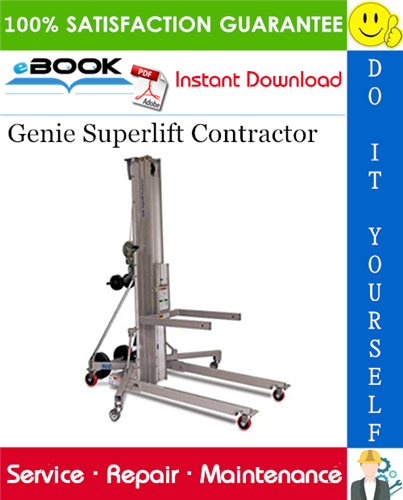 Thumbnail ☆☆ Best ☆☆ Genie Superlift Contractor Service Repair Manual (Serial Number Range: from 9595-101) Thumbnail ☆☆ Best ☆☆ Genie Superlift Contractor Service Repair Manual (Serial Number Range: from 9595-101)