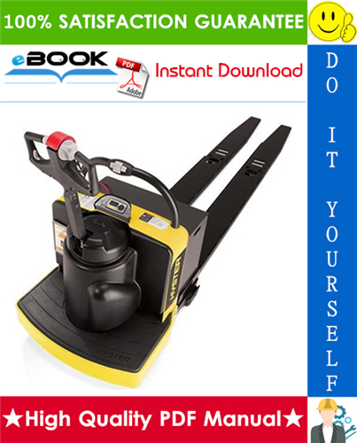 Thumbnail ☆☆ Best ☆☆ Hyster CA60XT, CA80XT (A498)  Pallet Truck Service Repair Manual