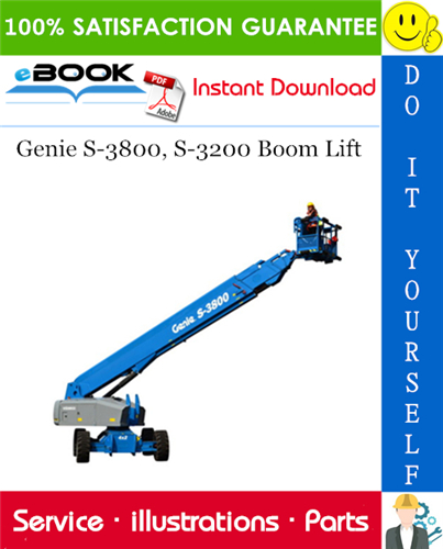 Thumbnail ☆☆ Best ☆☆ Genie S-3800, S-3200 Boom Lift Parts Manual (Serial Number Range: from SN 101)