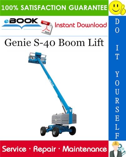 Thumbnail ☆☆ Best ☆☆ Genie S-40 Boom Lift Service Repair Manual