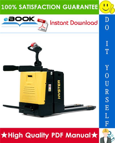 Thumbnail ☆☆ Best ☆☆ Hyster P2.0SE (A978) Pedestrian Pallet Truck Service Repair Manual
