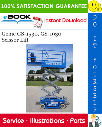 Thumbnail ☆☆ Best ☆☆ Genie GS-1530, GS-1930 Scissor Lift Parts Manual (Serial Number Range: to SN 59999)