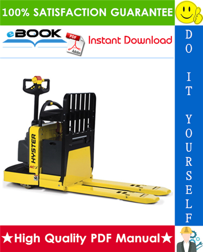 Thumbnail ☆☆ Best ☆☆ Hyster W45XT (B215) Walkie Pallet Truck Service Repair Manual