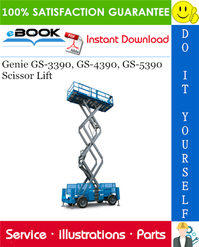 Thumbnail ☆☆ Best ☆☆ Genie GS-3390, GS-4390, GS-5390 Scissor Lift Parts Manual (Serial Number Range: From SN 40001 to 42685)