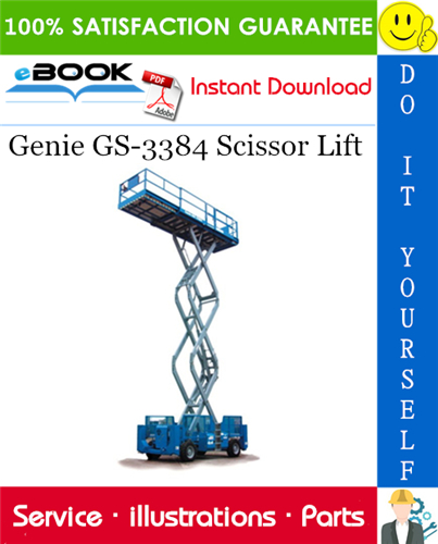 Thumbnail ☆☆ Best ☆☆ Genie GS-3384 Scissor Lift Parts Manual (Serial Number Range: from SN 40001 to 40832)