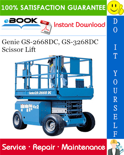 Thumbnail ☆☆ Best ☆☆ Genie GS-2668DC, GS-3268DC Scissor Lift Service Repair Manual