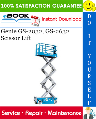 Thumbnail ☆☆ Best ☆☆ Genie GS-2032, GS-2632 Scissor Lift Service Repair Manual