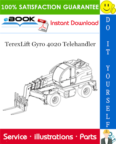Thumbnail ☆☆ Best ☆☆ TerexLift Gyro 4020 Telehandler Parts Manual