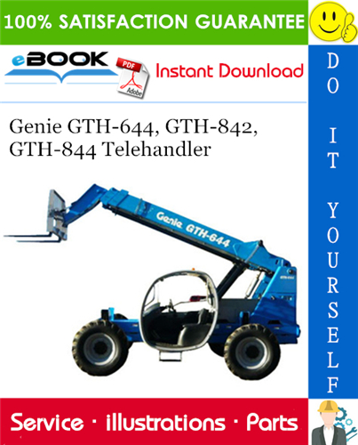Thumbnail ☆☆ Best ☆☆ Genie GTH-644, GTH-842, GTH-844 Telehandler Parts Manual