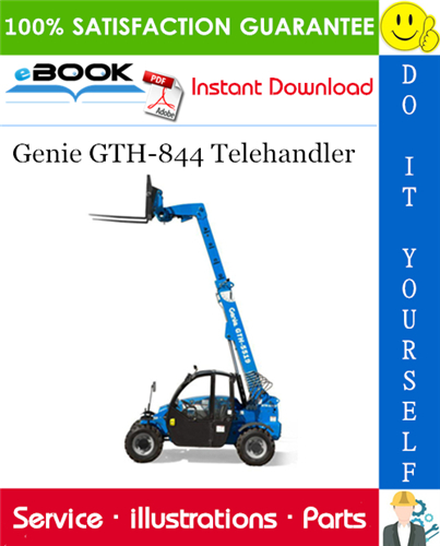 Thumbnail ☆☆ Best ☆☆ Genie GTH-844 Telehandler Parts Manual (Serial Number Range: from SN GTH0813-16606)