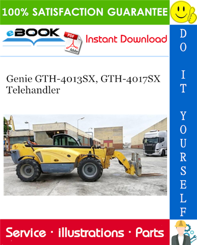 Thumbnail ☆☆ Best ☆☆ Genie GTH-4013SX, GTH-4017SX Telehandler Parts Manual