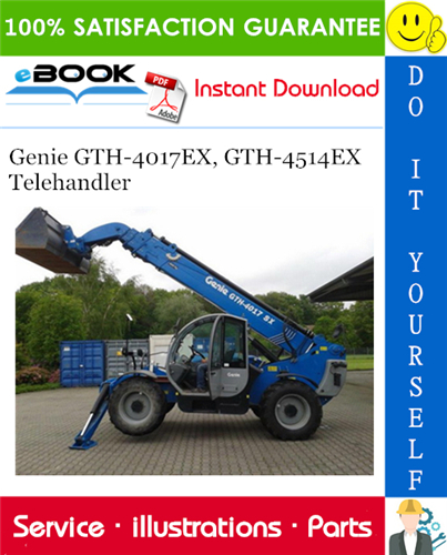 Thumbnail ☆☆ Best ☆☆ Genie GTH-4017EX, GTH-4514EX Telehandler Parts Manual