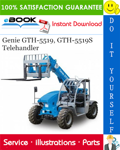 Thumbnail ☆☆ Best ☆☆ Genie GTH-5519, GTH-5519S Telehandler Parts Manual (Serial Number Range: from SN 20368)