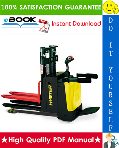 Thumbnail ☆☆ Best ☆☆ Hyster P2.0SD (B433) Pedestrian Pallet Truck Service Repair Manual
