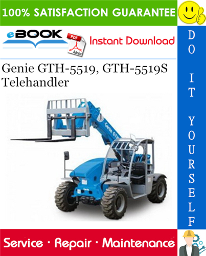 Thumbnail ☆☆ Best ☆☆ Genie GTH-5519, GTH-5519S Telehandler Service Repair Manual