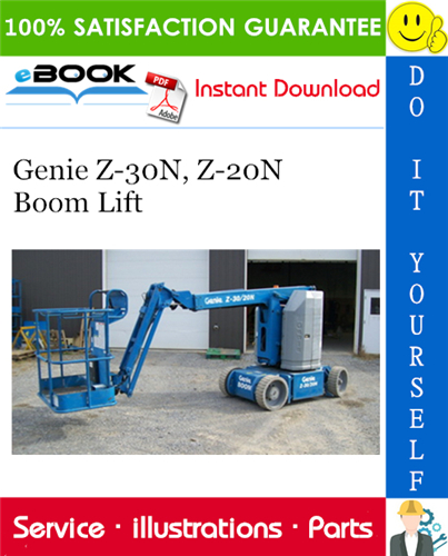 Thumbnail ☆☆ Best ☆☆ Genie Z-30N, Z-20N Boom Lift Parts Manual (Serial Number Range: to SN 1931)