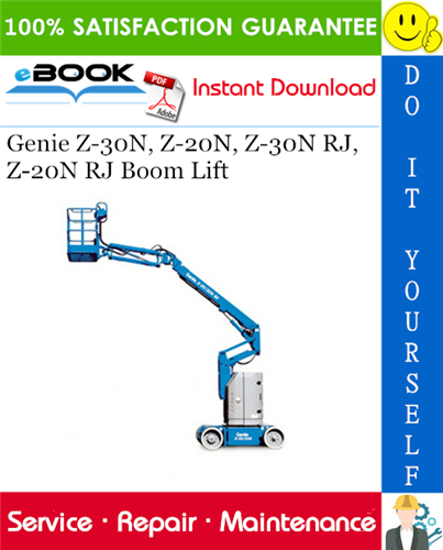 Thumbnail ☆☆ Best ☆☆ Genie Z-30N, Z-20N, Z-30N RJ, Z-20N RJ Boom Lift Service Repair Manual (Serial Number Range: from Z30N-5934 to Z30N08-11499) Thumbnail ☆☆ Best ☆☆ Genie Z-30N, Z-20N, Z-30N RJ, Z-20N RJ Boom Lift Service Repair Manual (Serial Number Range: from Z30N-5934 to Z30N08-11499)