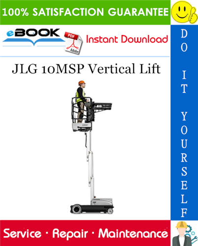 Thumbnail ☆☆ Best ☆☆ JLG 10MSP Vertical Lift Service Repair Manual (P/N - 3121228)