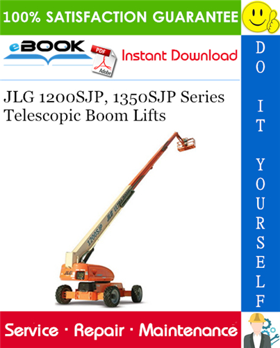Thumbnail ☆☆ Best ☆☆ JLG 1200SJP, 1350SJP Series Telescopic Boom Lifts Service Repair Manual (P/N - 3121142)