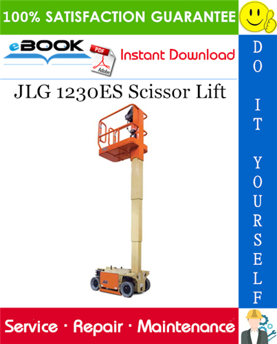 Thumbnail ☆☆ Best ☆☆ JLG 1230ES Scissor Lift Service Repair Manual (P/N - 3121222)
