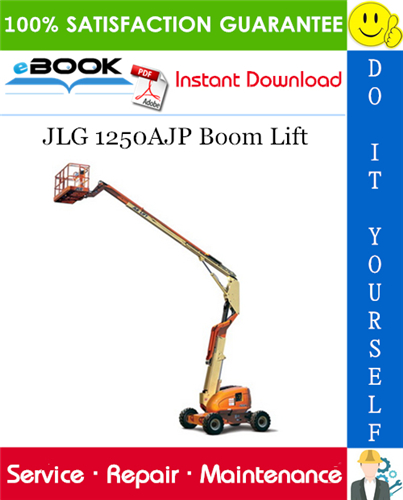 Thumbnail ☆☆ Best ☆☆ JLG 1250AJP Boom Lift Service Repair Manual (P/N - 3121171)